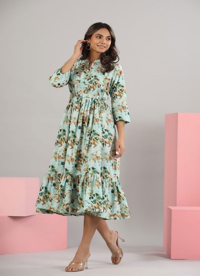 Flower Bouquet 2303 Size Set Party Wear Kurtis Catalog